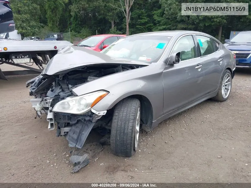 2013 Infiniti M37 VIN: JN1BY1AP6DM511569 Lot: 40288208