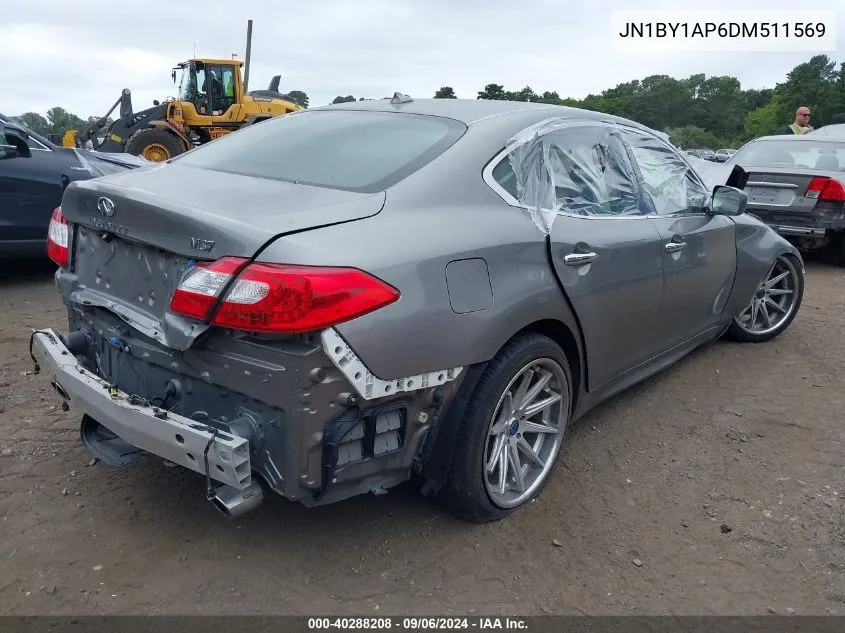 2013 Infiniti M37 VIN: JN1BY1AP6DM511569 Lot: 40288208