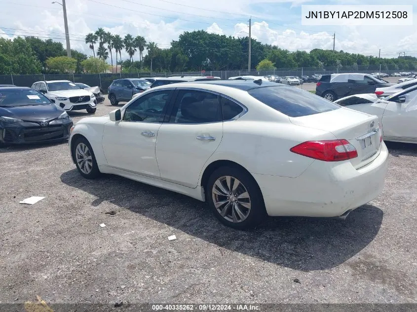 2013 Infiniti M37 VIN: JN1BY1AP2DM512508 Lot: 40335262