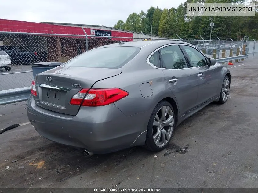 2013 Infiniti M37 VIN: JN1BY1AP0DM512233 Lot: 40339023