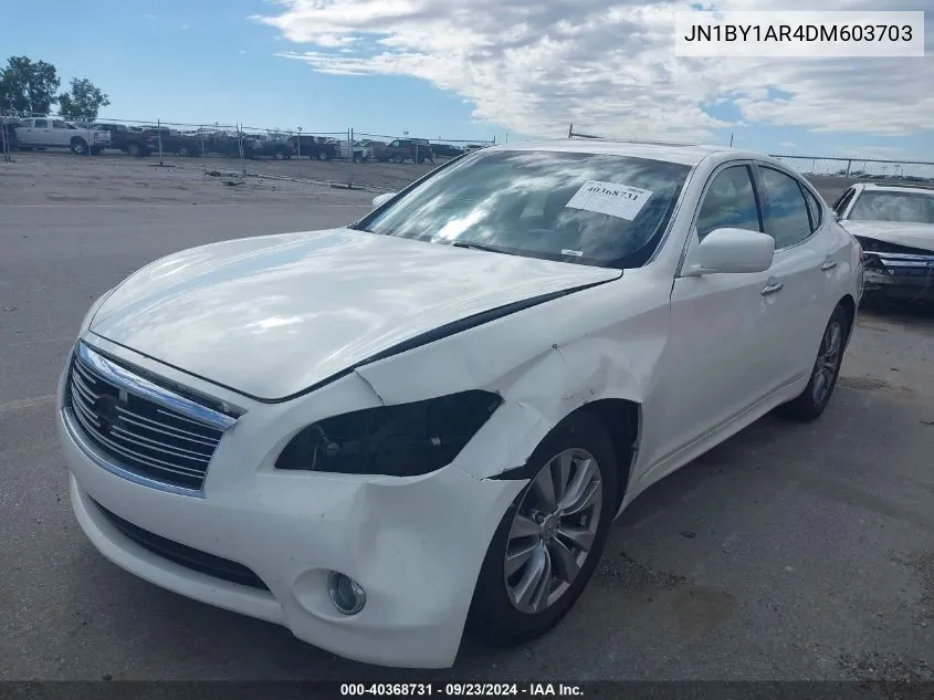 2013 Infiniti M37X VIN: JN1BY1AR4DM603703 Lot: 40368731