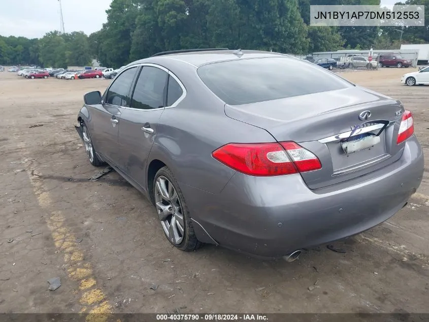 2013 Infiniti M37 VIN: JN1BY1AP7DM512553 Lot: 40375790