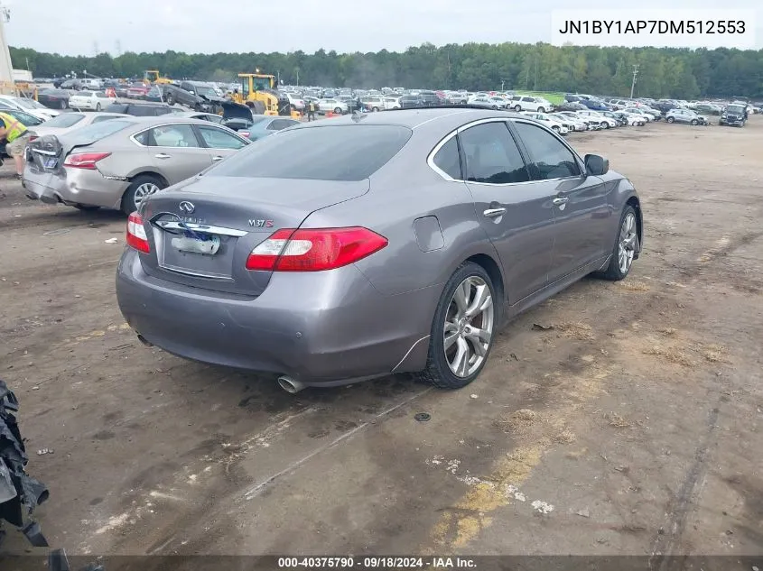 2013 Infiniti M37 VIN: JN1BY1AP7DM512553 Lot: 40375790