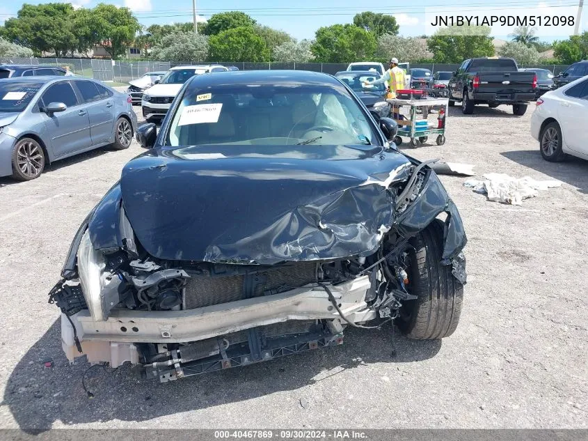 2013 Infiniti M37 VIN: JN1BY1AP9DM512098 Lot: 40467869