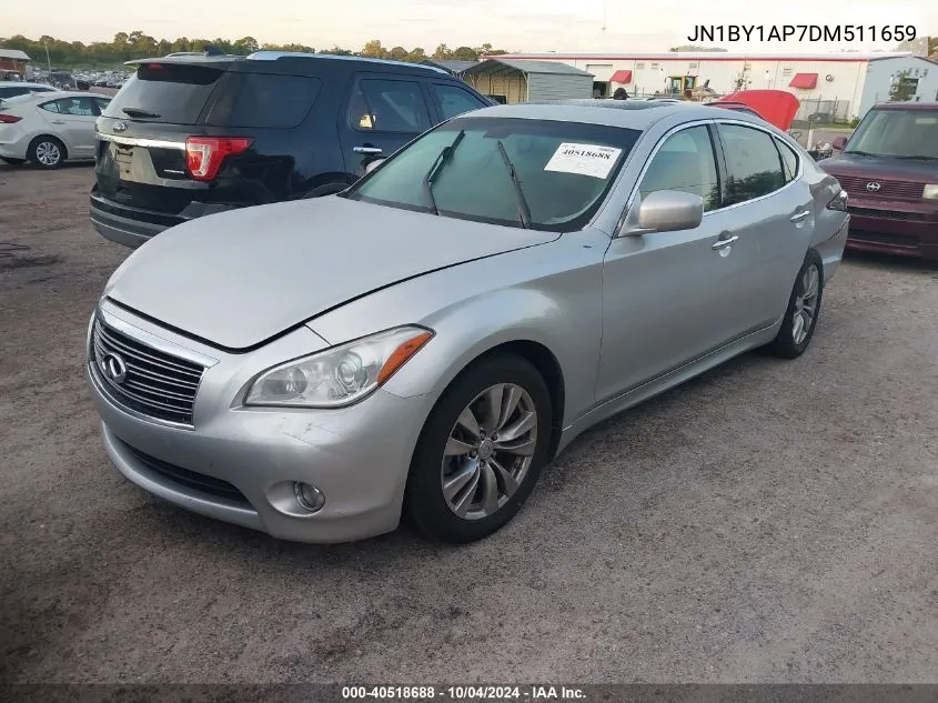 2013 Infiniti M37 VIN: JN1BY1AP7DM511659 Lot: 40518688