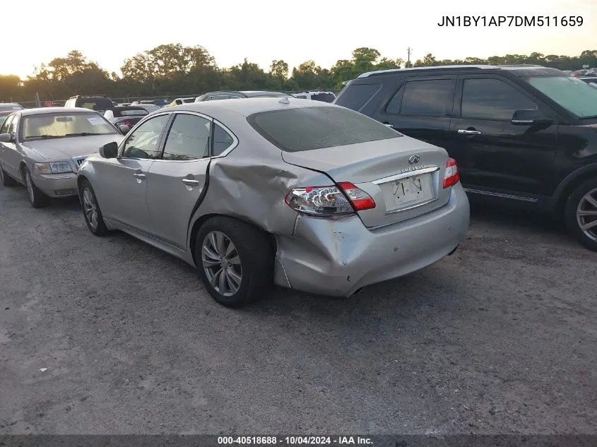 2013 Infiniti M37 VIN: JN1BY1AP7DM511659 Lot: 40518688