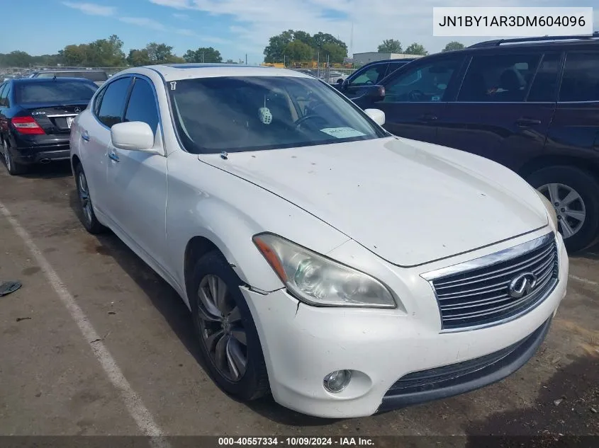 2013 Infiniti M37X VIN: JN1BY1AR3DM604096 Lot: 40557334