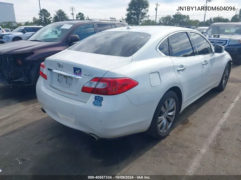 2013 Infiniti M37X VIN: JN1BY1AR3DM604096 Lot: 40557334