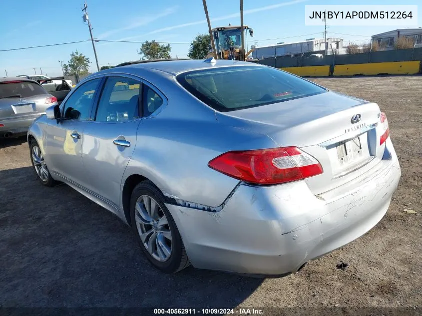 2013 Infiniti M37 VIN: JN1BY1AP0DM512264 Lot: 40562911