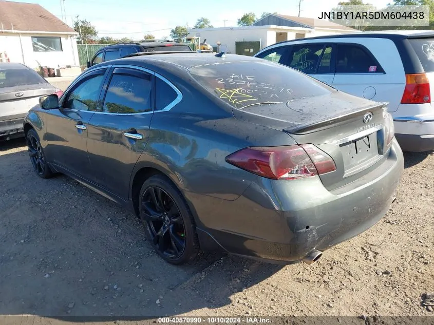 2013 Infiniti M37X VIN: JN1BY1AR5DM604438 Lot: 40570990