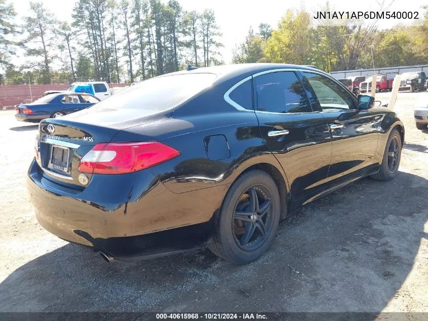 2013 Infiniti M56 VIN: JN1AY1AP6DM540002 Lot: 40615968