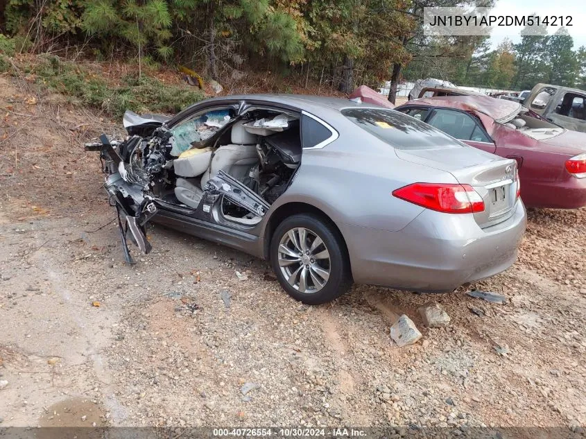 2013 Infiniti M37 VIN: JN1BY1AP2DM514212 Lot: 40726554