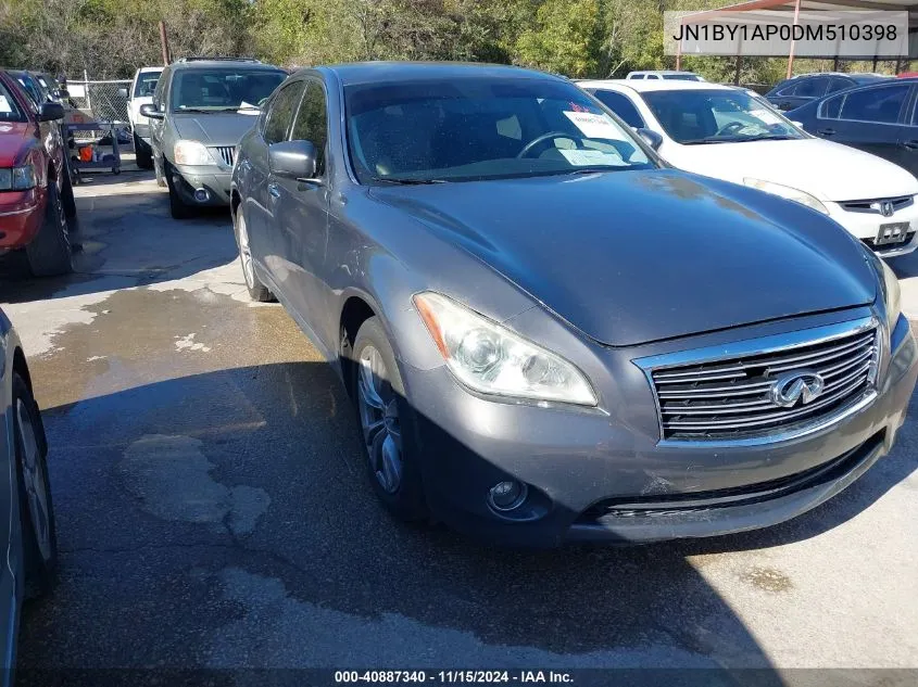 2013 Infiniti M37 VIN: JN1BY1AP0DM510398 Lot: 40887340