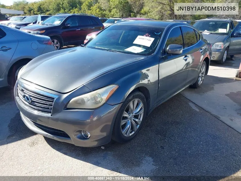 2013 Infiniti M37 VIN: JN1BY1AP0DM510398 Lot: 40887340