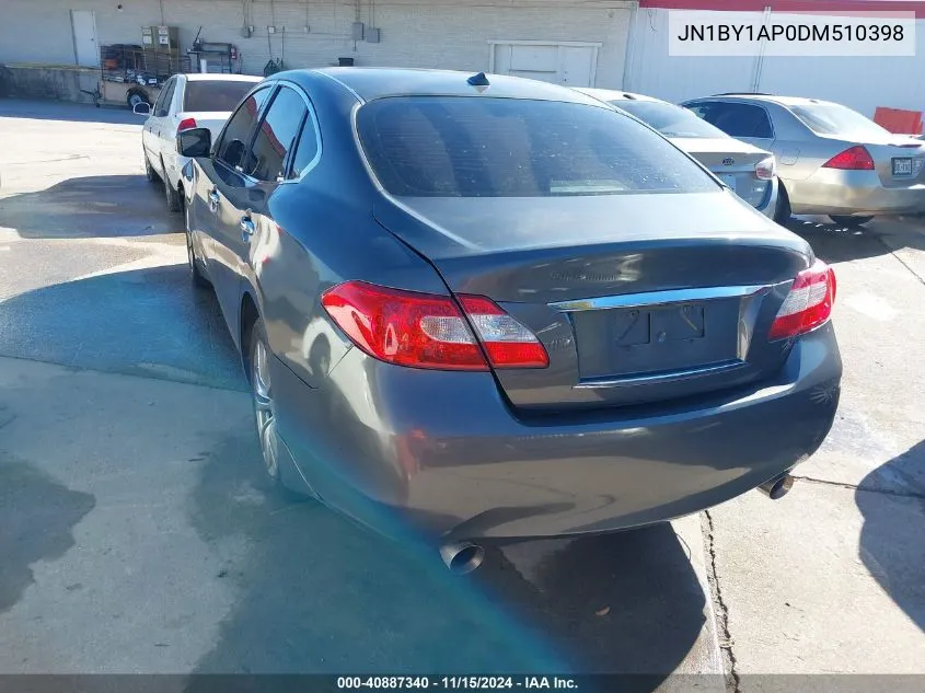 2013 Infiniti M37 VIN: JN1BY1AP0DM510398 Lot: 40887340