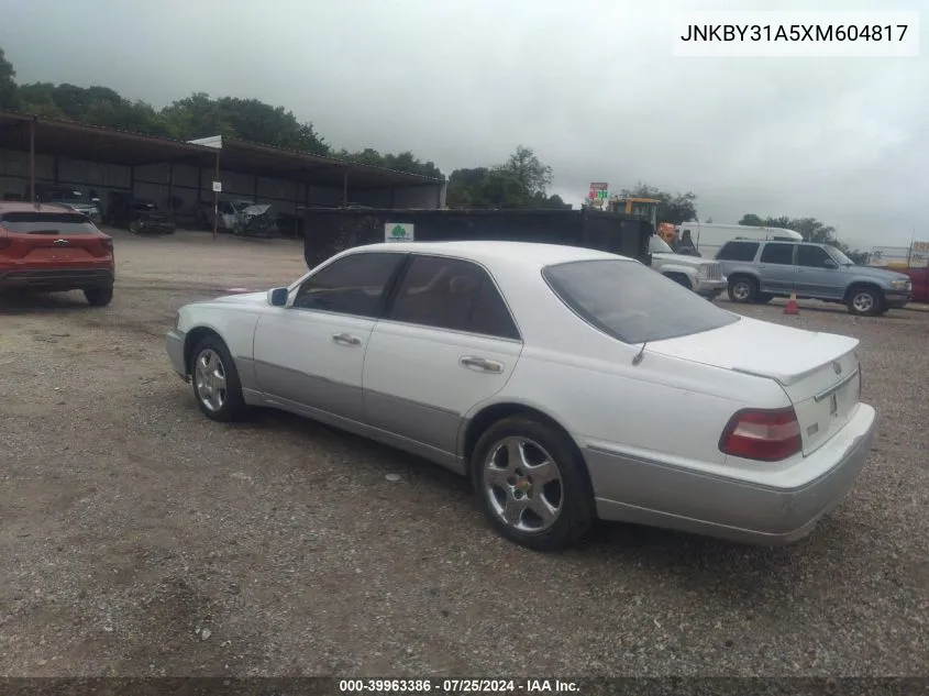 1999 Infiniti Q45 Touring VIN: JNKBY31A5XM604817 Lot: 39963386