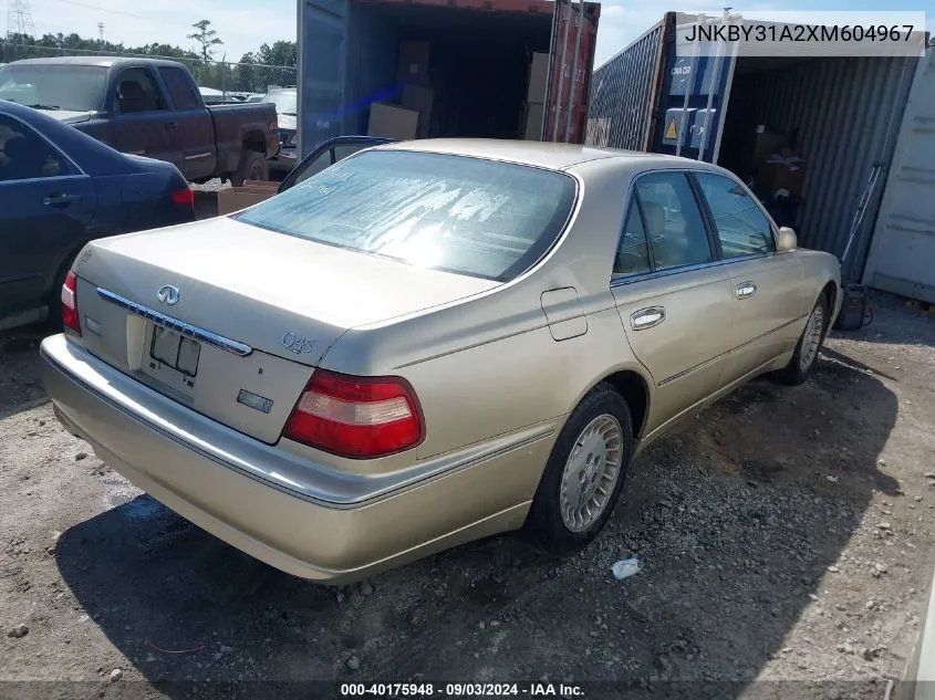 1999 Infiniti Q45 Touring VIN: JNKBY31A2XM604967 Lot: 40175948