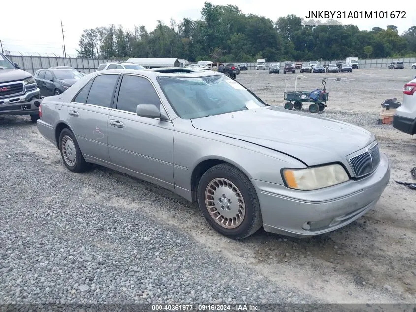 2001 Infiniti Q45 VIN: JNKBY31A01M101672 Lot: 40361977