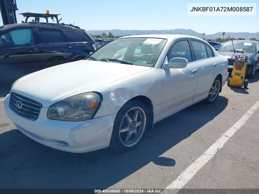 2002 Infiniti Q45 Luxury VIN: JNKBF01A72M008587 Lot: 40538695