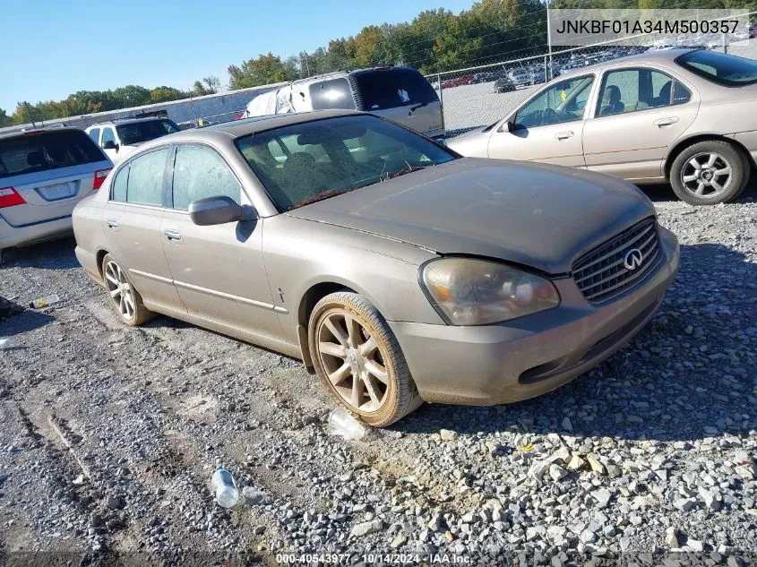 2004 Infiniti Q45 Premium VIN: JNKBF01A34M500357 Lot: 40543977