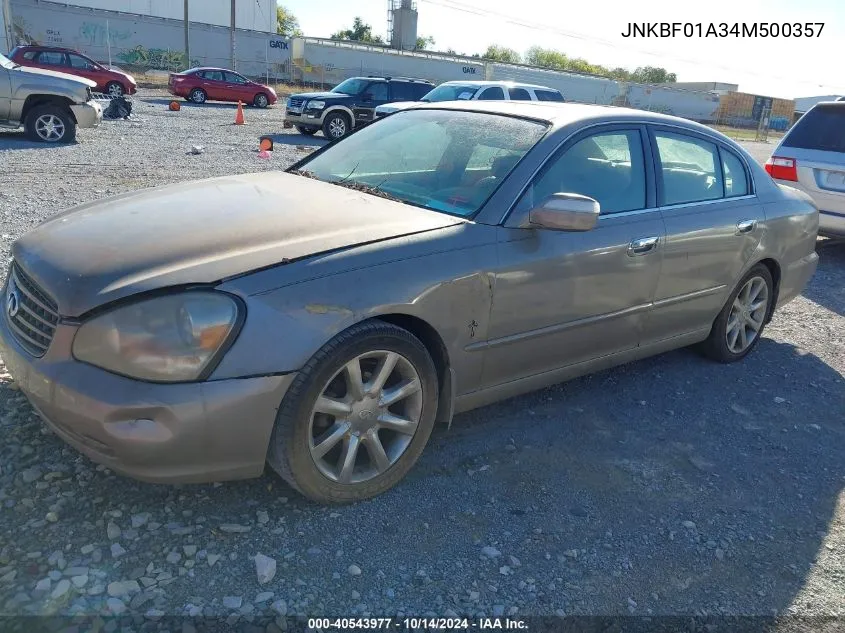 2004 Infiniti Q45 Premium VIN: JNKBF01A34M500357 Lot: 40543977