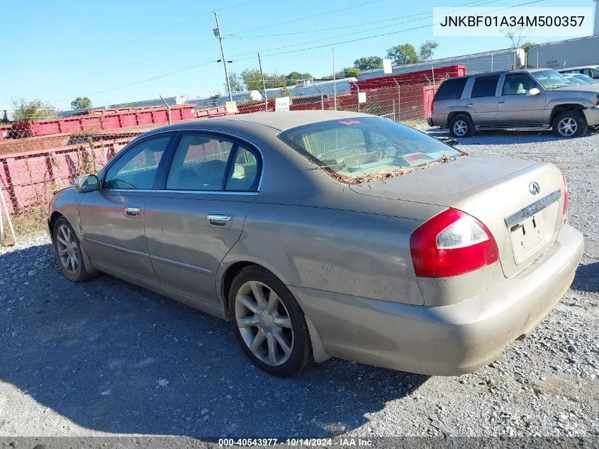 2004 Infiniti Q45 Premium VIN: JNKBF01A34M500357 Lot: 40543977