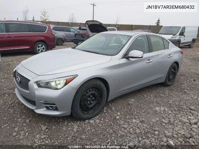 JN1BV7AR3EM680432 2014 Infiniti Q50