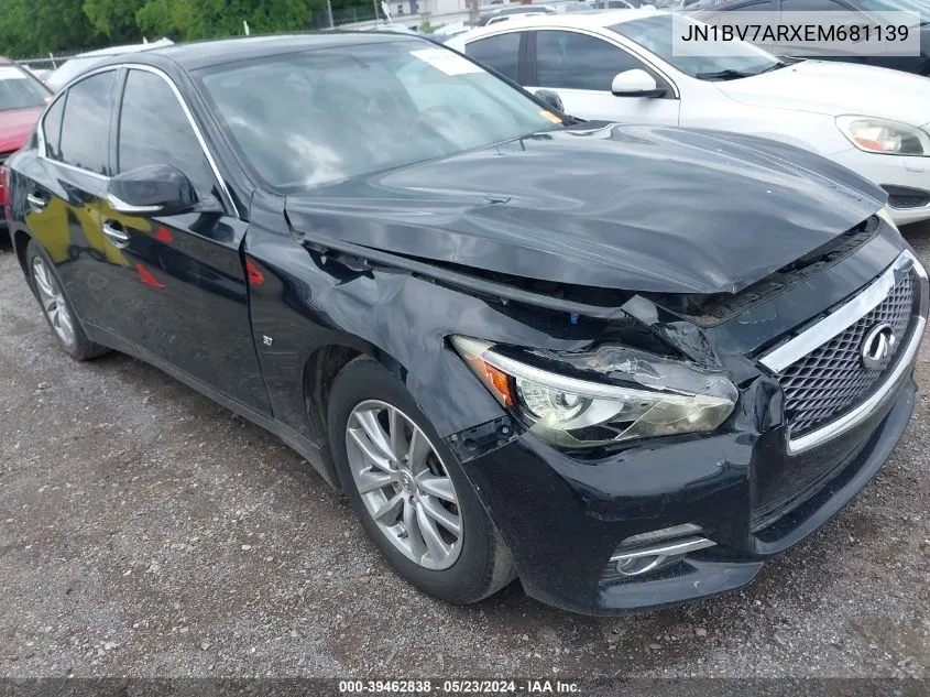 JN1BV7ARXEM681139 2014 Infiniti Q50 Premium