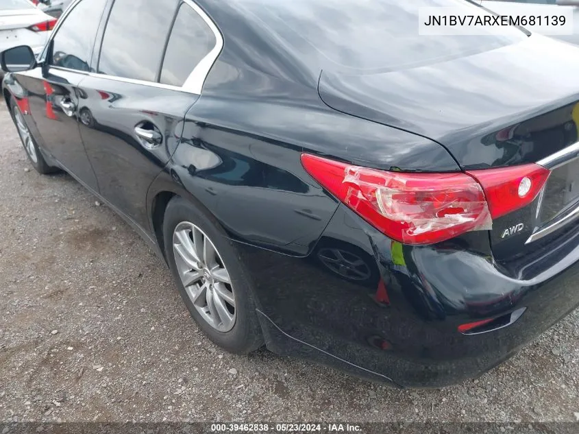 JN1BV7ARXEM681139 2014 Infiniti Q50 Premium