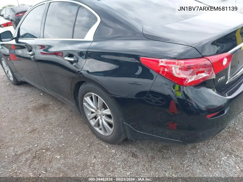 JN1BV7ARXEM681139 2014 Infiniti Q50 Premium