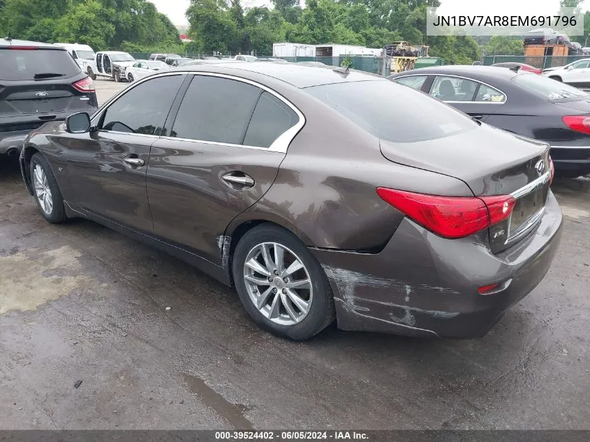 JN1BV7AR8EM691796 2014 Infiniti Q50 Premium