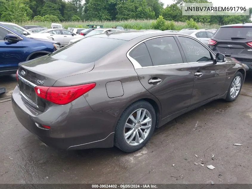 JN1BV7AR8EM691796 2014 Infiniti Q50 Premium