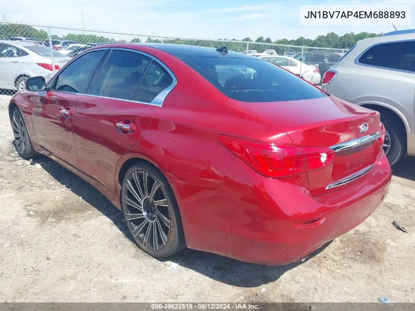 JN1BV7AP4EM688893 2014 Infiniti Q50 Premium