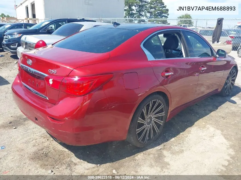 JN1BV7AP4EM688893 2014 Infiniti Q50 Premium