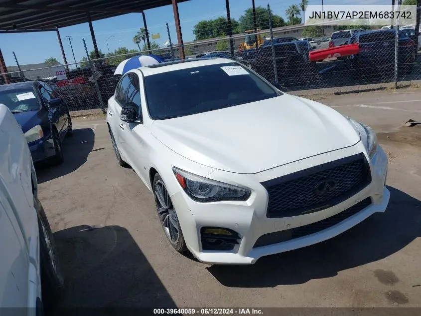 JN1BV7AP2EM683742 2014 Infiniti Q50 Sport