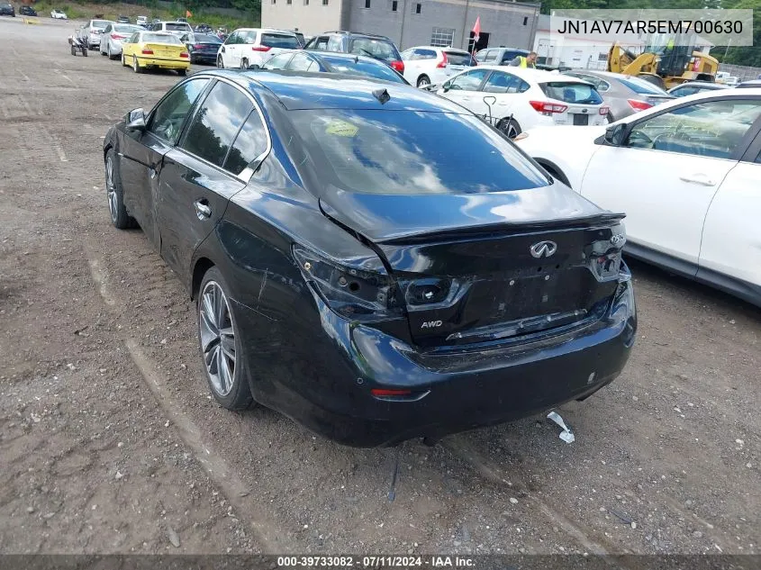 JN1AV7AR5EM700630 2014 Infiniti Q50 Hybrid Sport