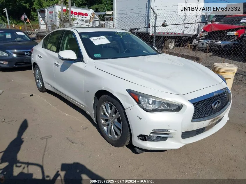 JN1BV7AR1EM687332 2014 Infiniti Q50 Premium