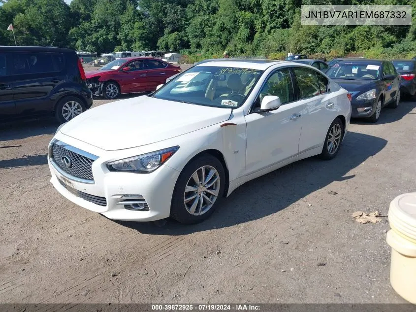 JN1BV7AR1EM687332 2014 Infiniti Q50 Premium