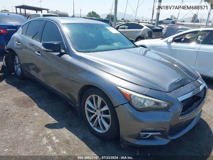 JN1BV7AP4EM688571 2014 Infiniti Q50 Premium