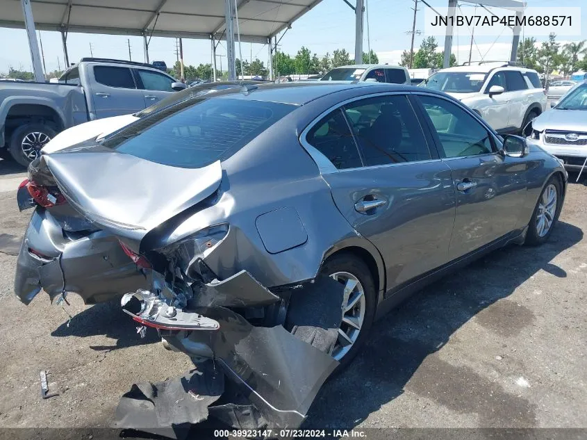 2014 Infiniti Q50 Premium VIN: JN1BV7AP4EM688571 Lot: 39923147