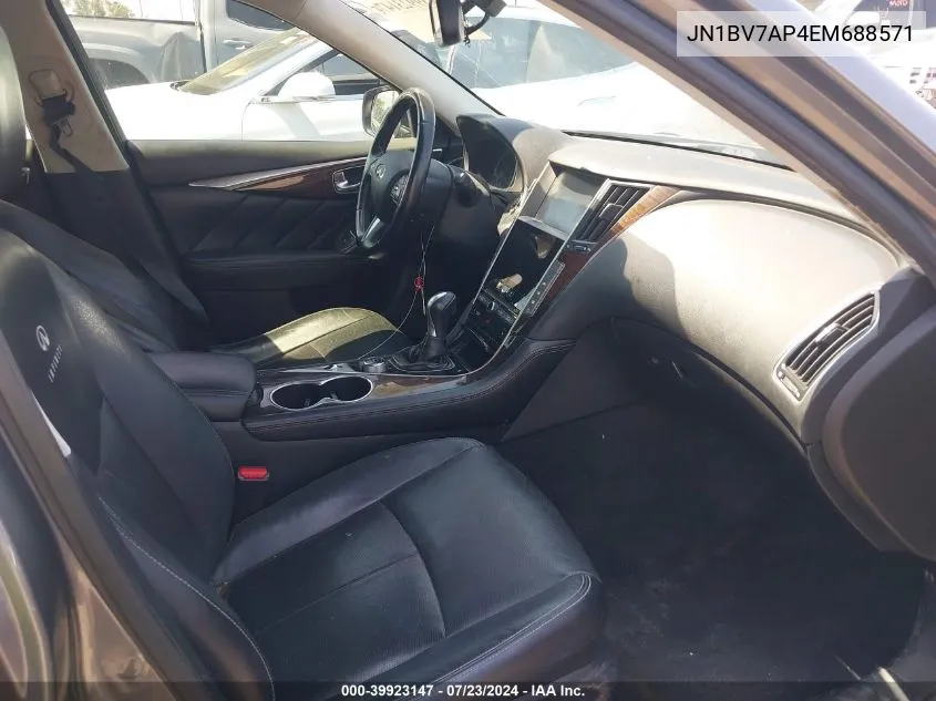 JN1BV7AP4EM688571 2014 Infiniti Q50 Premium