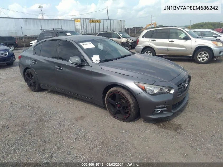 JN1BV7AP8EM686242 2014 Infiniti Q50 Premium/Sport