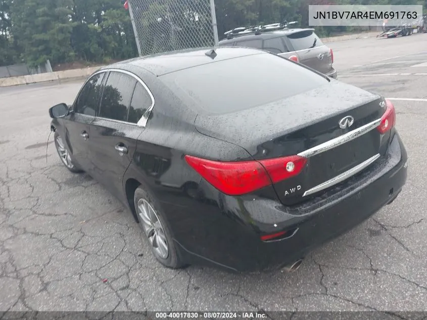 JN1BV7AR4EM691763 2014 Infiniti Q50 Premium