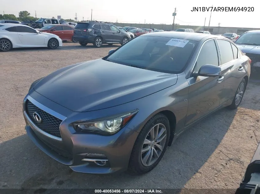 JN1BV7AR9EM694920 2014 Infiniti Q50 Premium