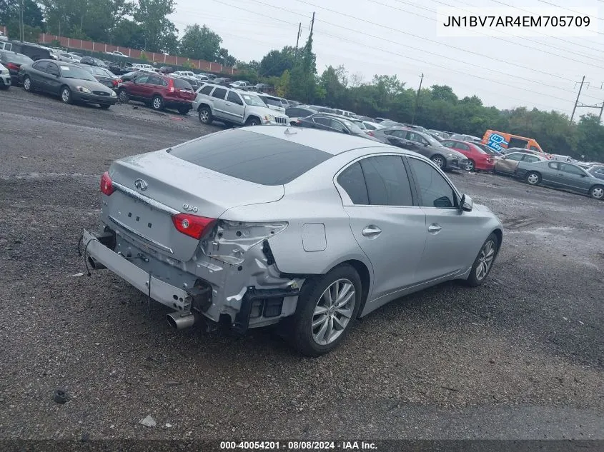 JN1BV7AR4EM705709 2014 Infiniti Q50 Premium/Sport