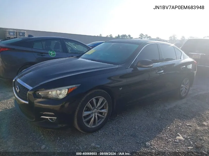 JN1BV7AP0EM683948 2014 Infiniti Q50