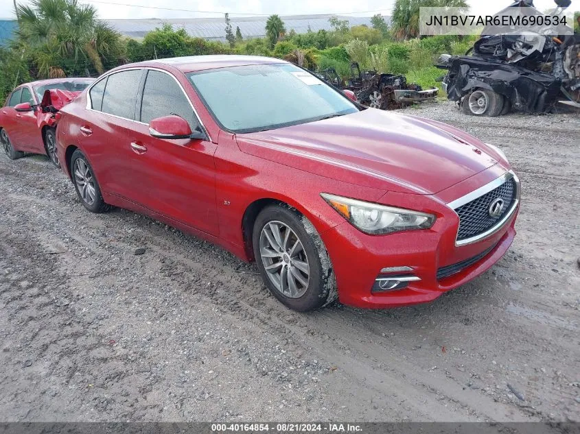 JN1BV7AR6EM690534 2014 Infiniti Q50 Premium