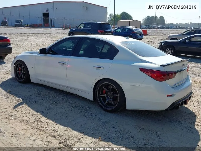 2014 Infiniti Q50 Sport VIN: JN1BV7AP6EM684019 Lot: 40184028