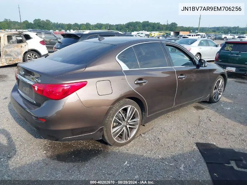 JN1BV7AR9EM706256 2014 Infiniti Q50 Premium