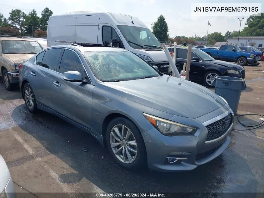 2014 Infiniti Q50 Premium VIN: JN1BV7AP9EM679185 Lot: 40205779